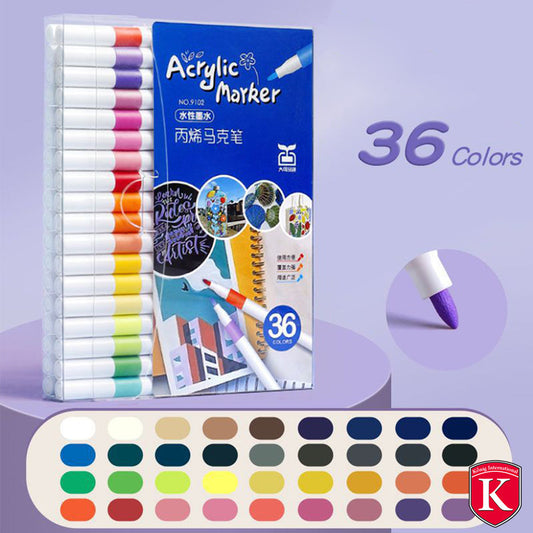 Acrylic Marker 36 Pcs